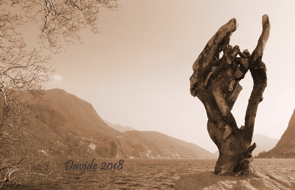 Davide Tansini, “Formas elusivas #6 – Lago de Lugano” [“Forme sfuggenti #6 – Lago di Lugano”], Lugano (Ticino – Suiza), abril de 2018. © Davide Tansini