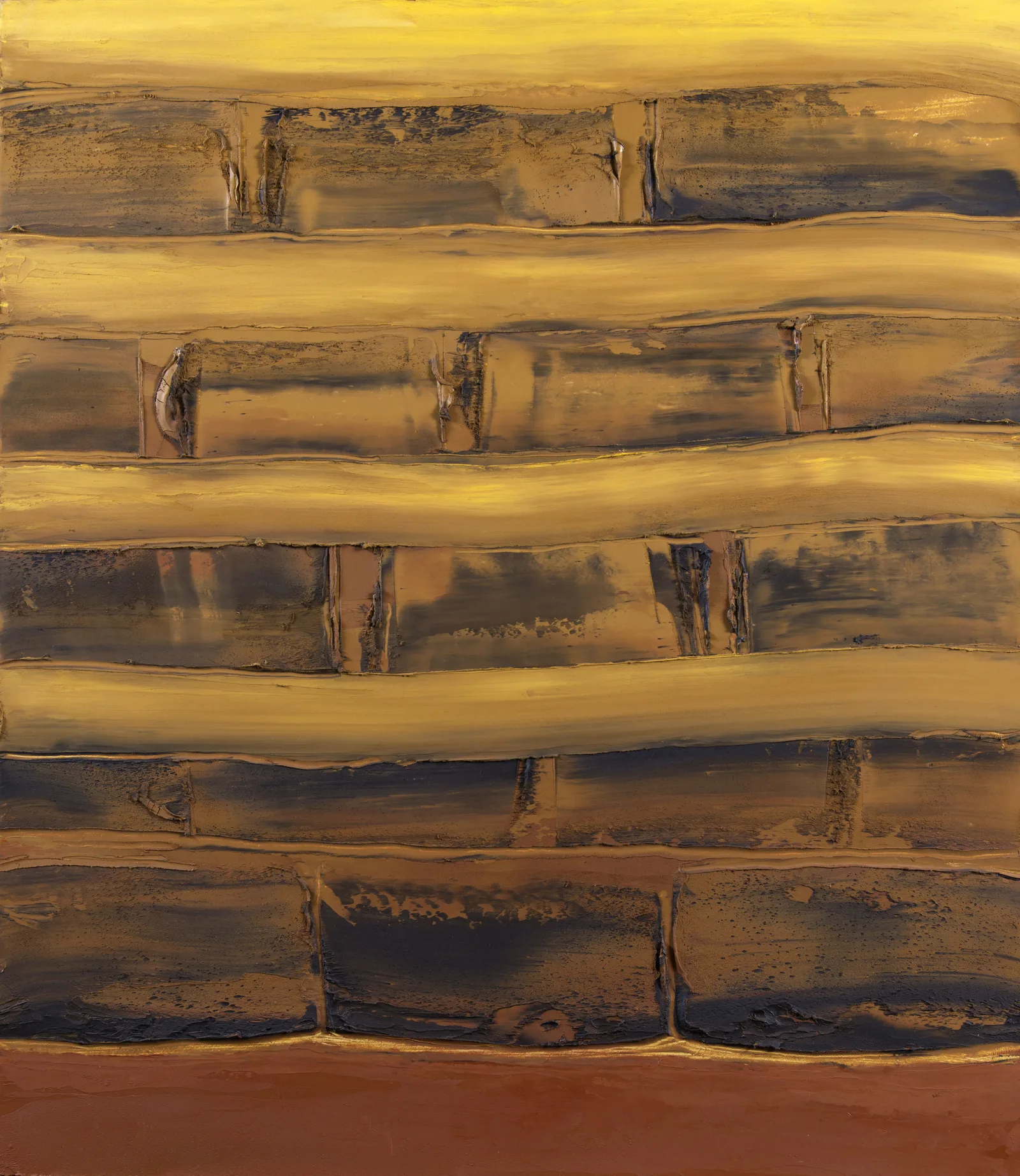 Erminio Tansini, « Sans titre », 2017, huile sur panneau, 80x70 cm. Photo d’Alessandro Bersani (juillet 2026). © Erminio Tansini
