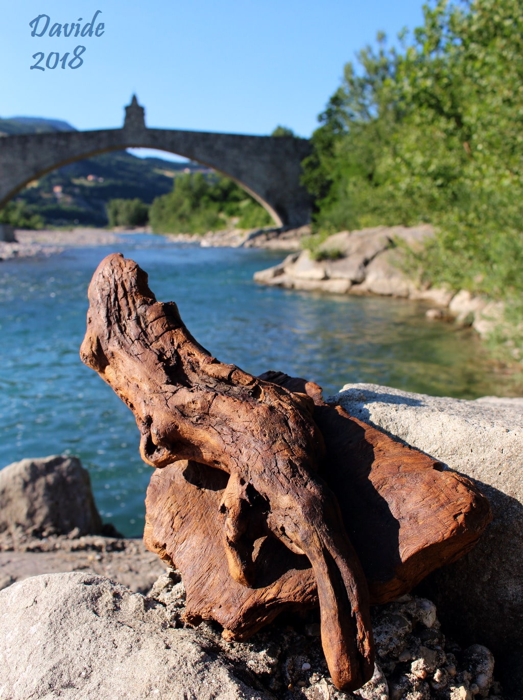 Davide, “Forme sfuggenti #9 – Ponte del Diavolo”, Bobbio (Piacenza, Emilia Romagna – Val Trebbia, Italia), giugno 2018. © Davide Tansini