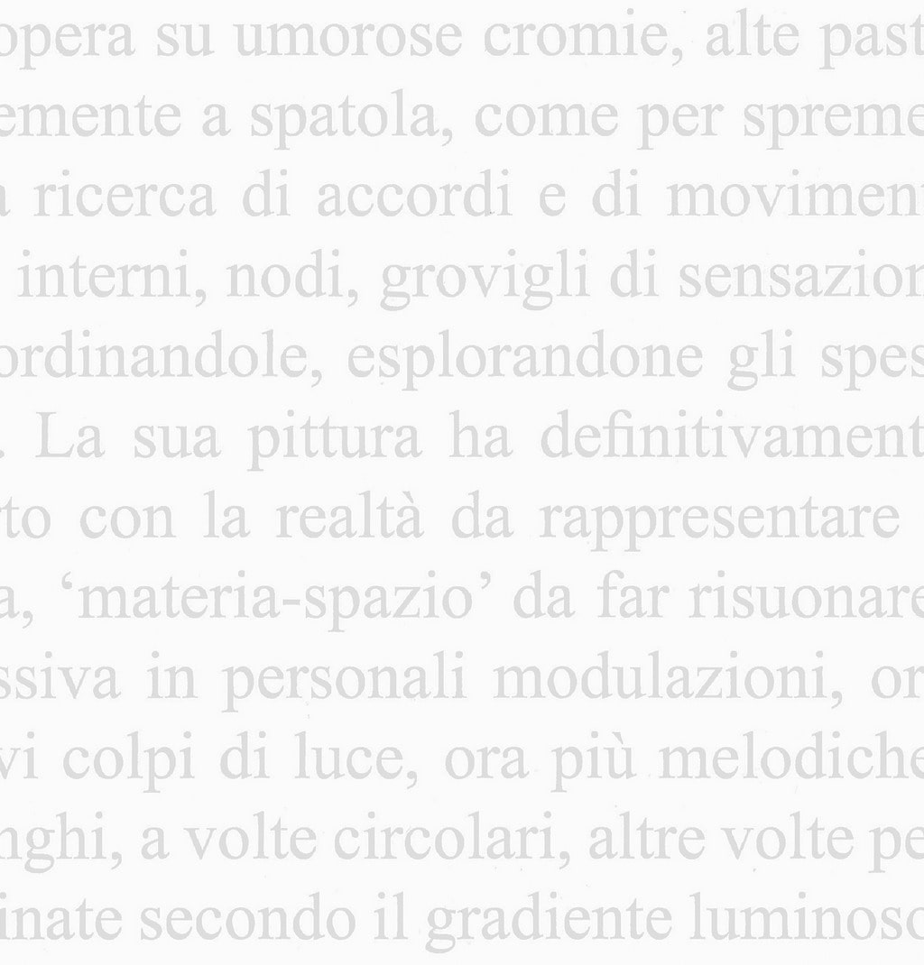 Invito per la mostra di pittura “Materia e colore. Percorsi informali” (Borgo Ticino, 2013). Particolare rielaborato. Archivio Davide Tansini