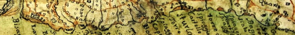 Matteo Vinzoni (1690-1773), “Foce Lazareto”, 1748, acquerello su carta (particolare). Genova (Liguria), Archivio di Stato di Genova